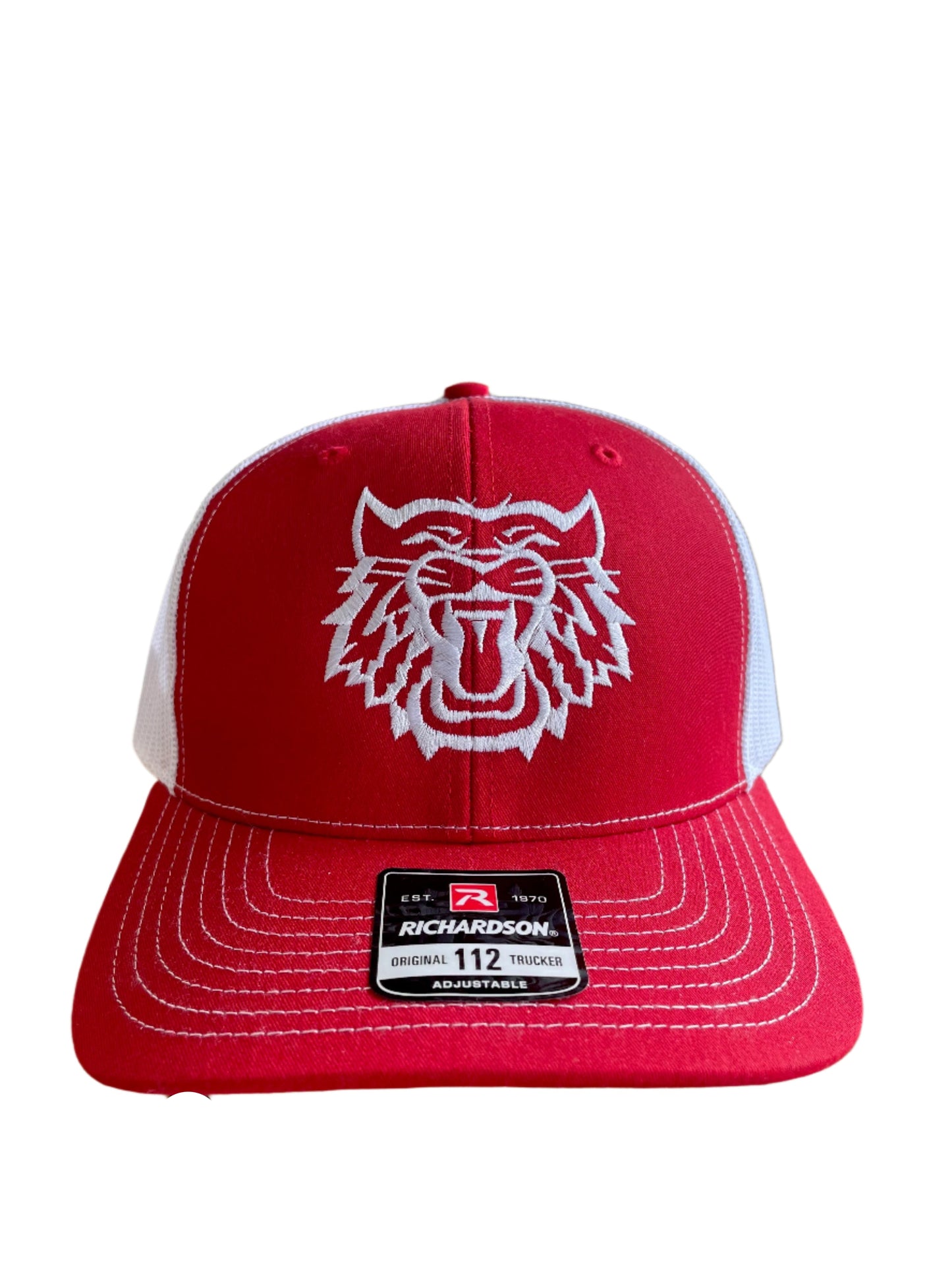 White Wildcat Head Hat