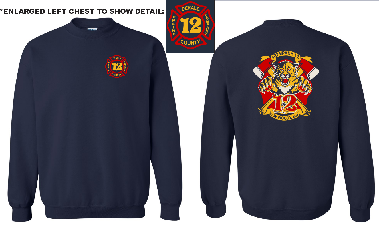 Dekalb Fire 12 Crewneck Sweatshirt