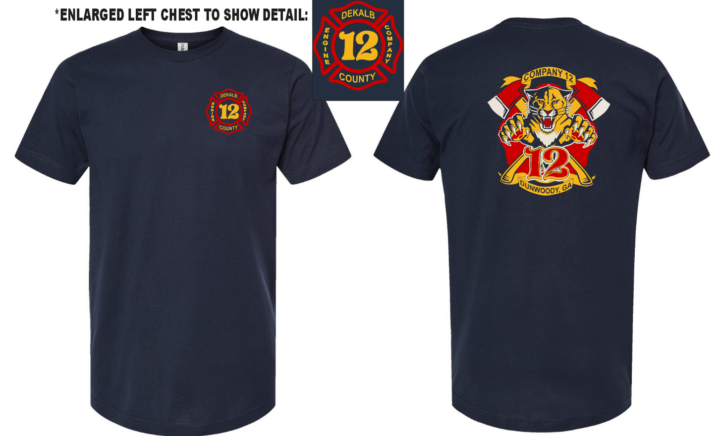 Dekalb Fire 12 Cotton T-shirt