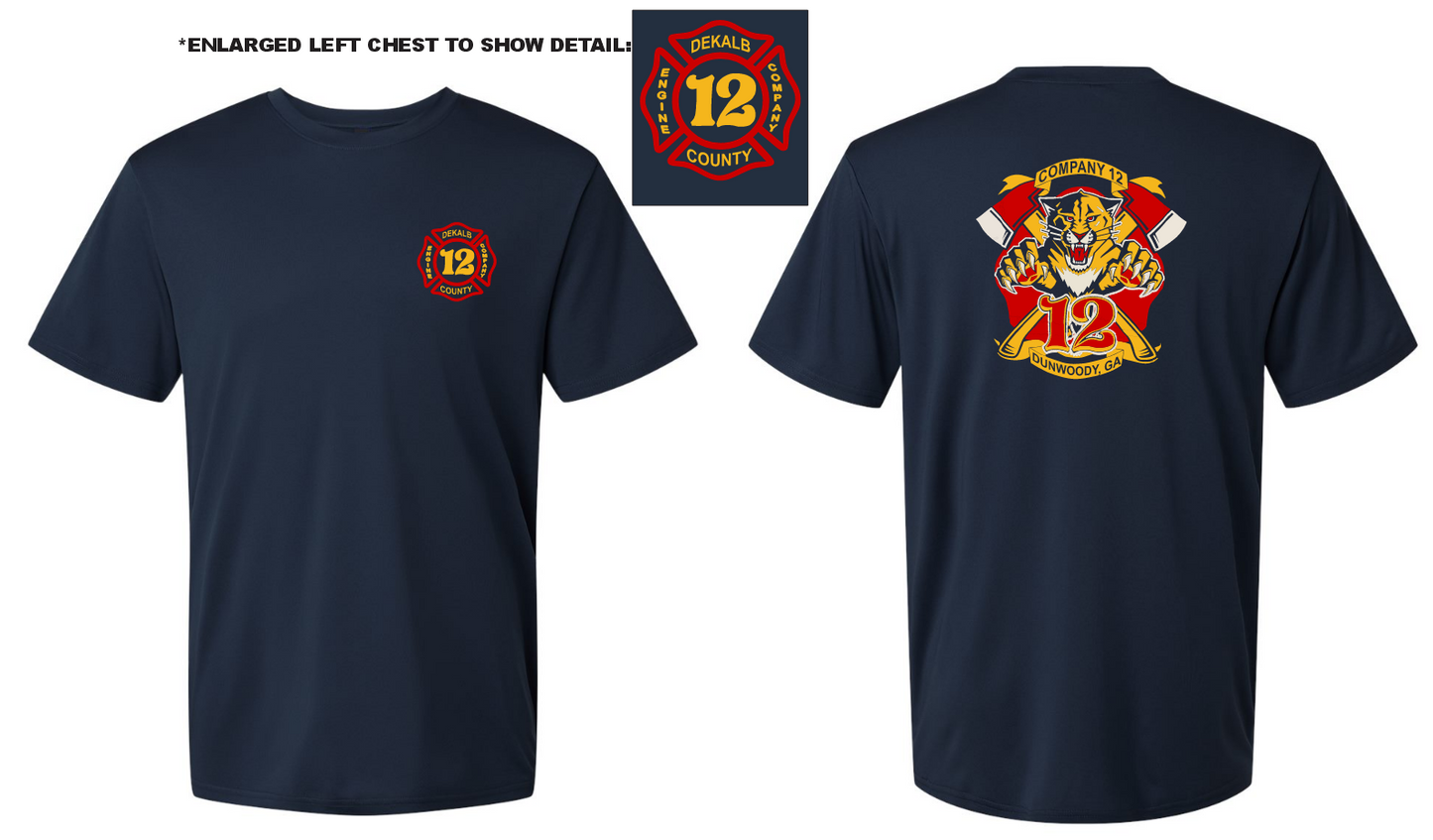 Dekalb Fire 12 Performance T-shirt