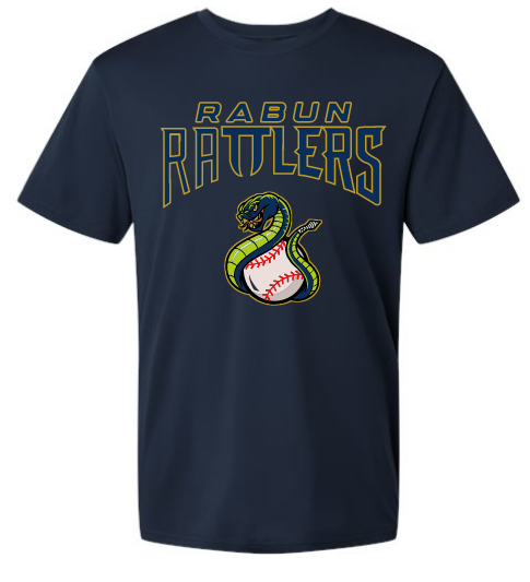 Navy Rabun Rattlers Performance Tee