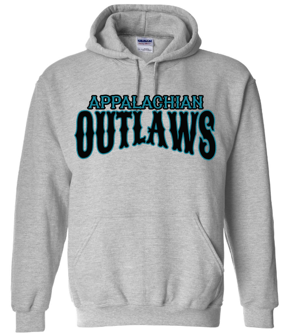 Grey Appalachian Outlaws Hoodie