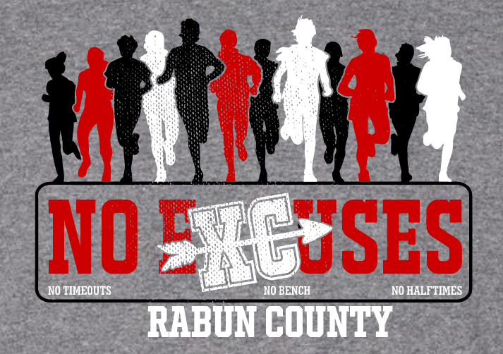 Rabun Rec Cross Country Tee w/ runners