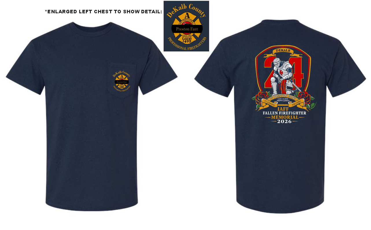 Fant Memorial Cotton Pocket T-shirt