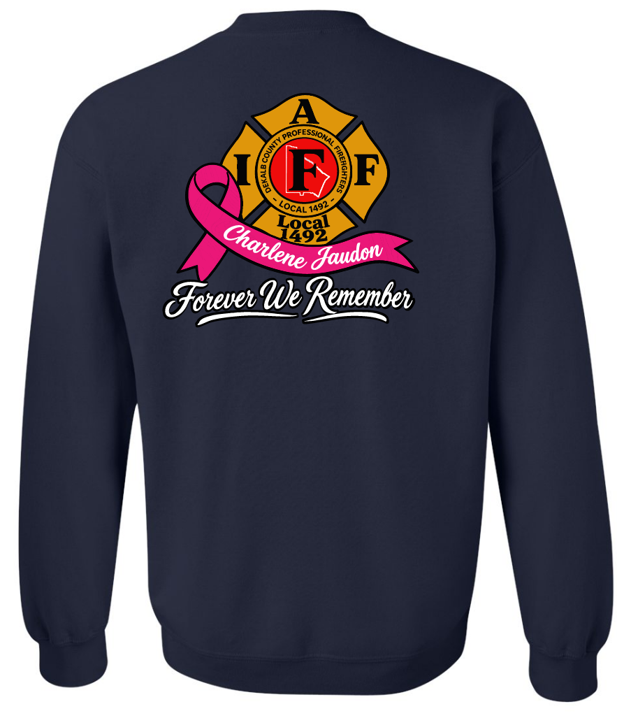 Charlene Jaudon Memorial Navy Crewneck