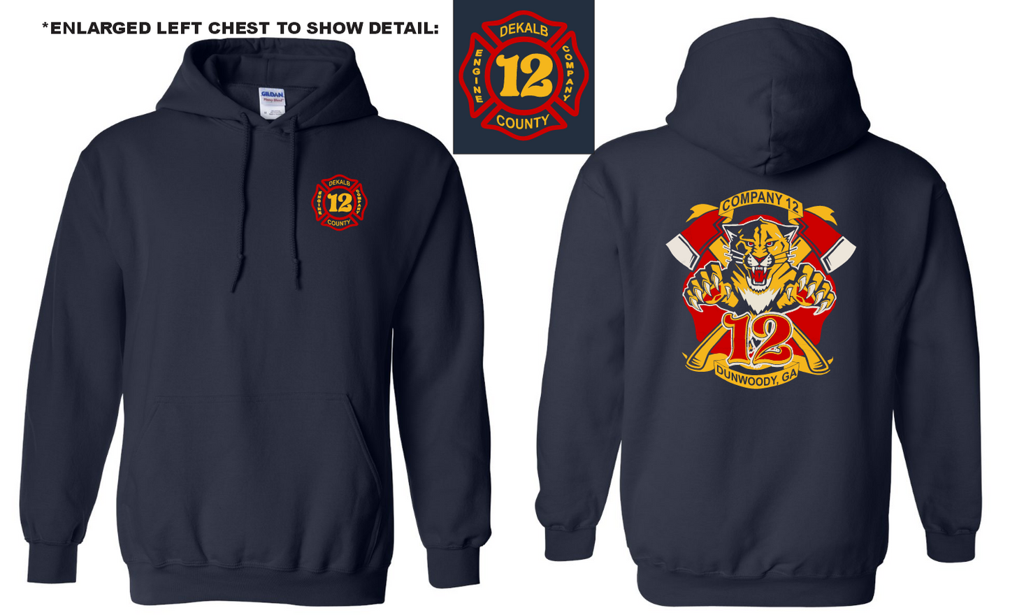 Dekalb Fire 12 Hoodie