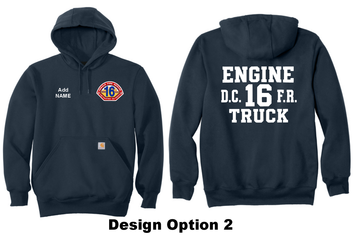 Dekalb Fire 16- Carhartt Rain Defender Heavyweight Hoodie