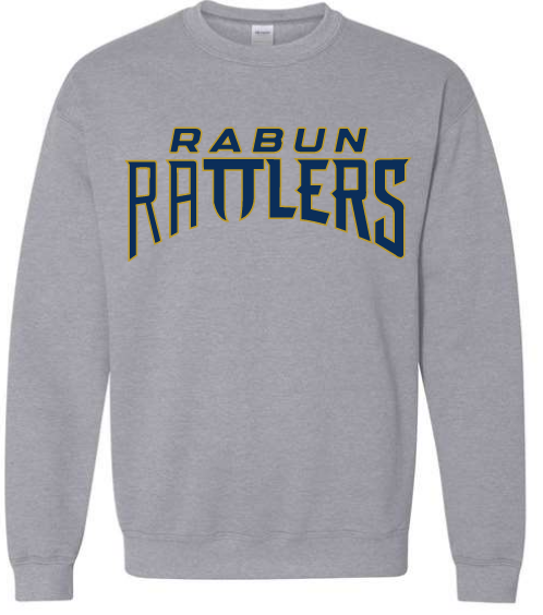 Grey Rabun Rattlers Crewneck