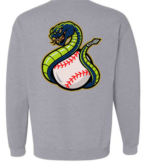 Grey Rabun Rattlers Crewneck