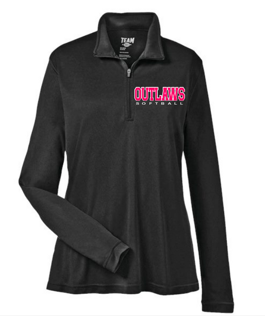 Outlaw Softball Performance Quarter-Zip Pullover