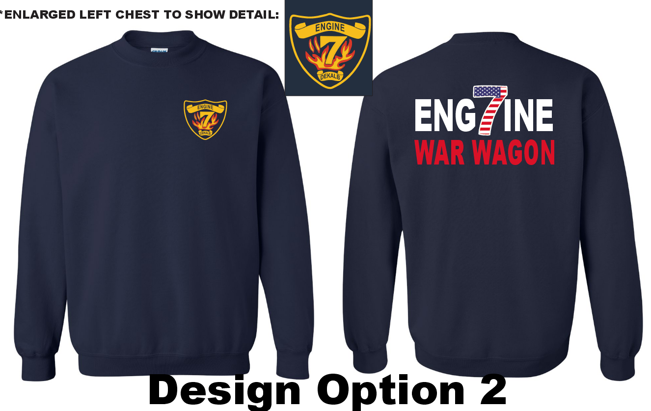 Dekalb Fire 7 Crewneck Sweatshirt