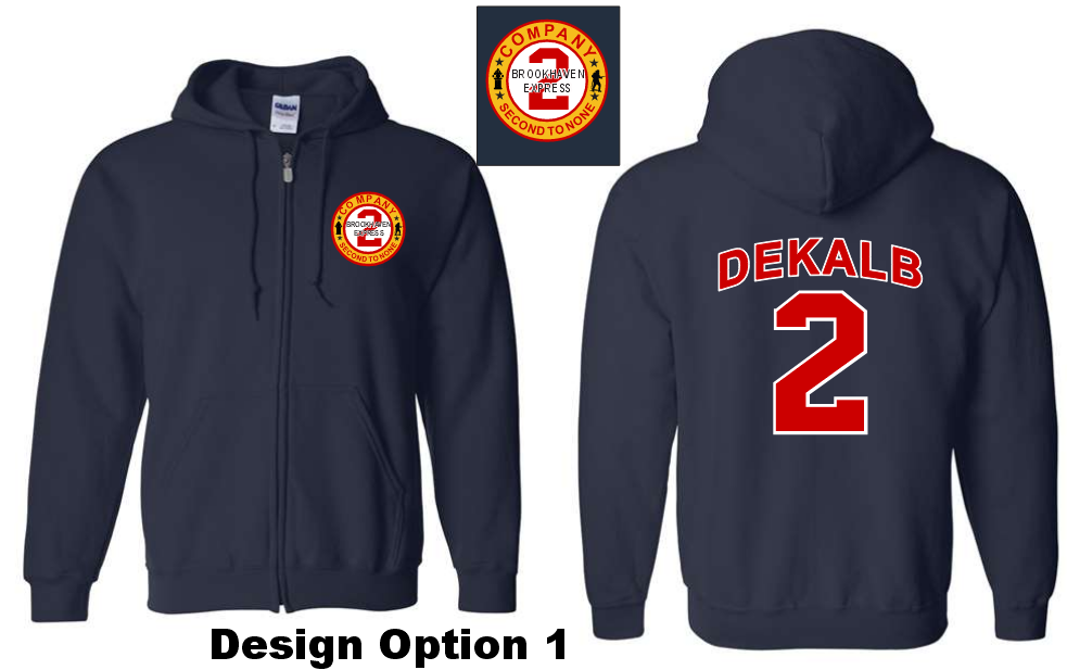 Dekalb Fire 2 Zip Up Hoodie
