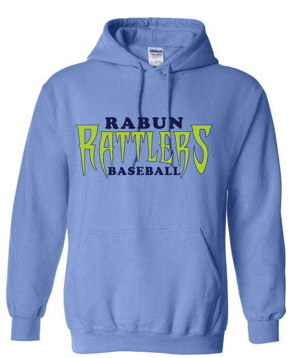 Blue Rabun Rattlers Cotton Hoodie