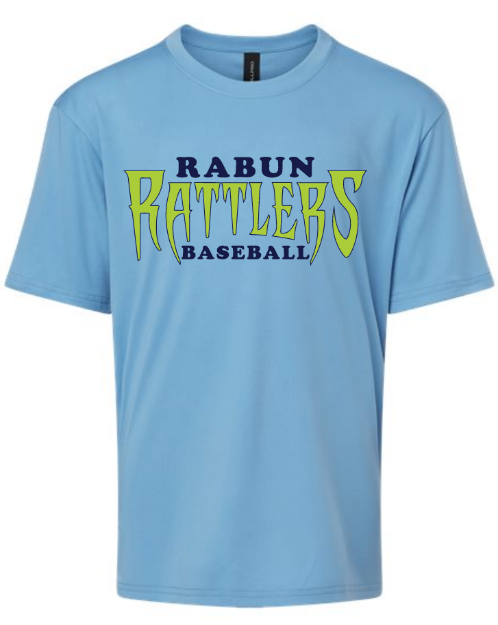 Blue Rabun Rattlers Performance Tee