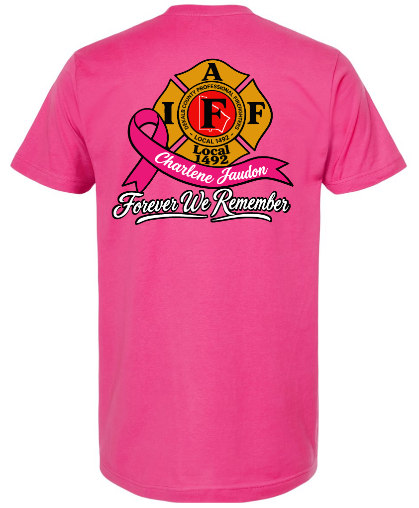 Charlene Jaudon Memorial Pink Cotton Tee