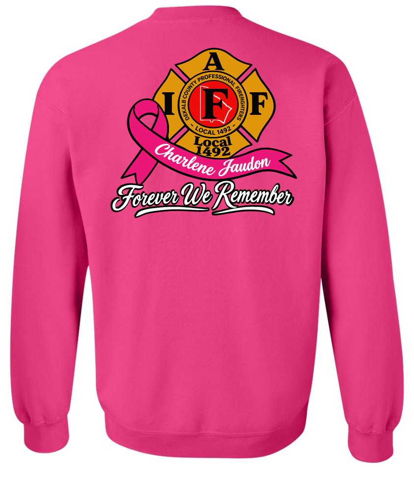 Charlene Jaudon Memorial Pink Crewneck