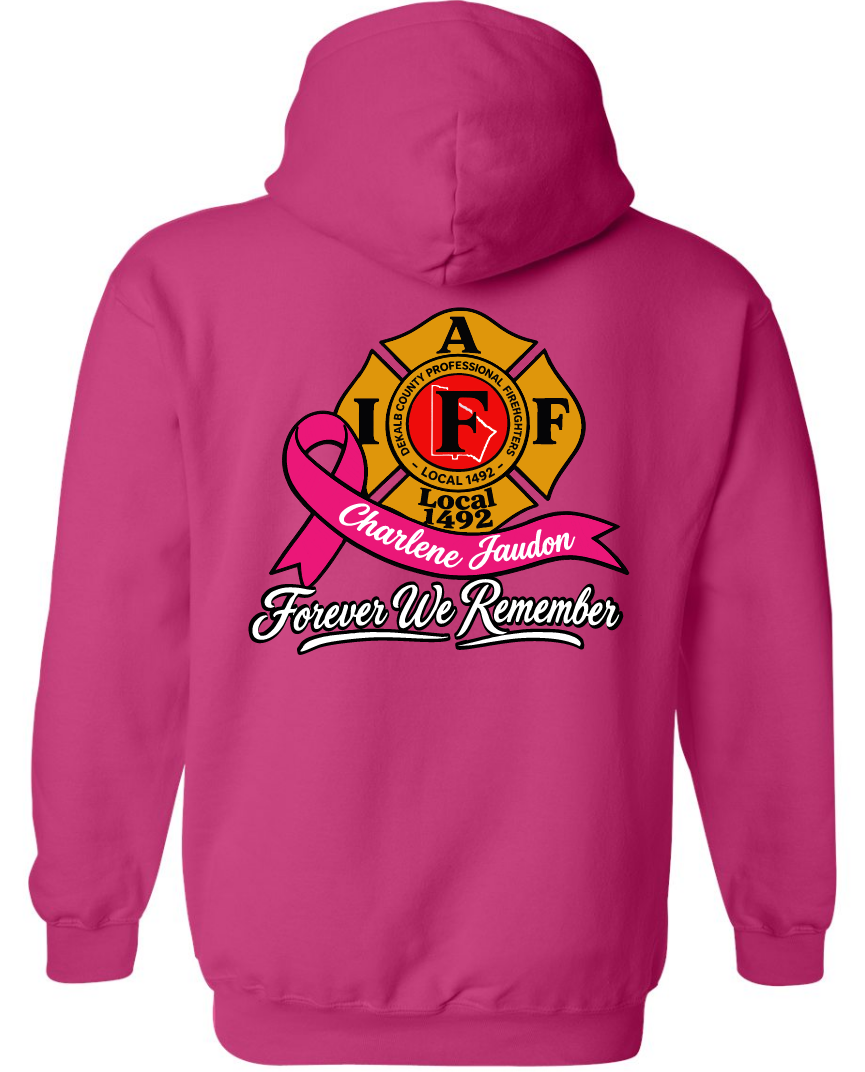 Charlene Jaudon Memorial Pink Hoodie