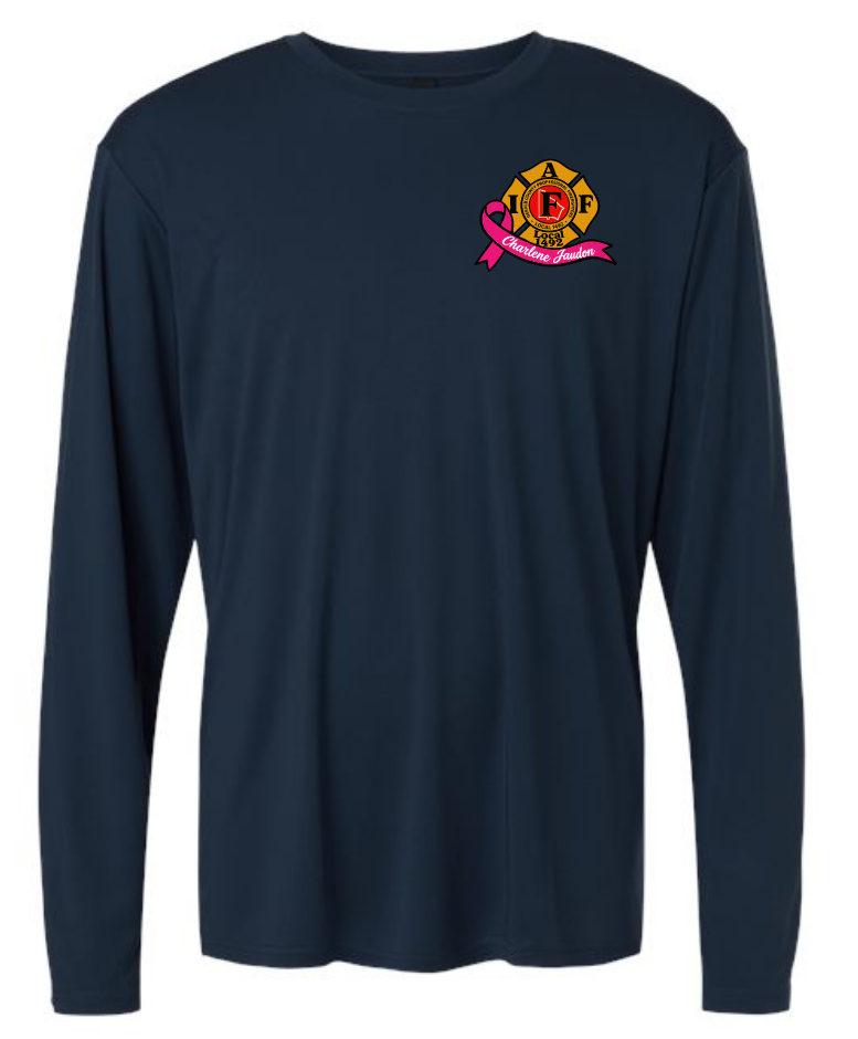 Charlene Jaudon Memorial Navy Polyester Long Sleeve