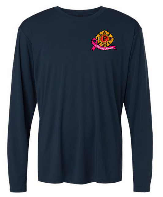 Charlene Jaudon Memorial Navy Polyester Long Sleeve