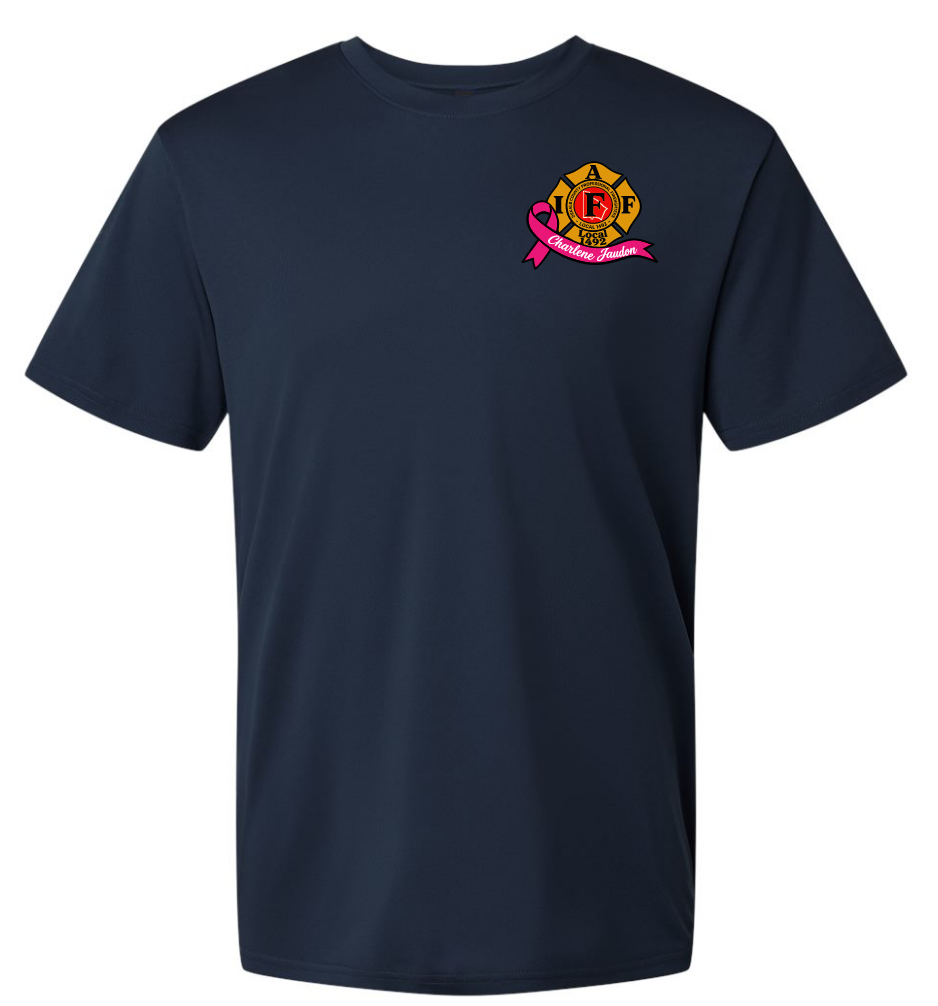 Charlene Jaudon Memorial Navy Polyester T-Shirt