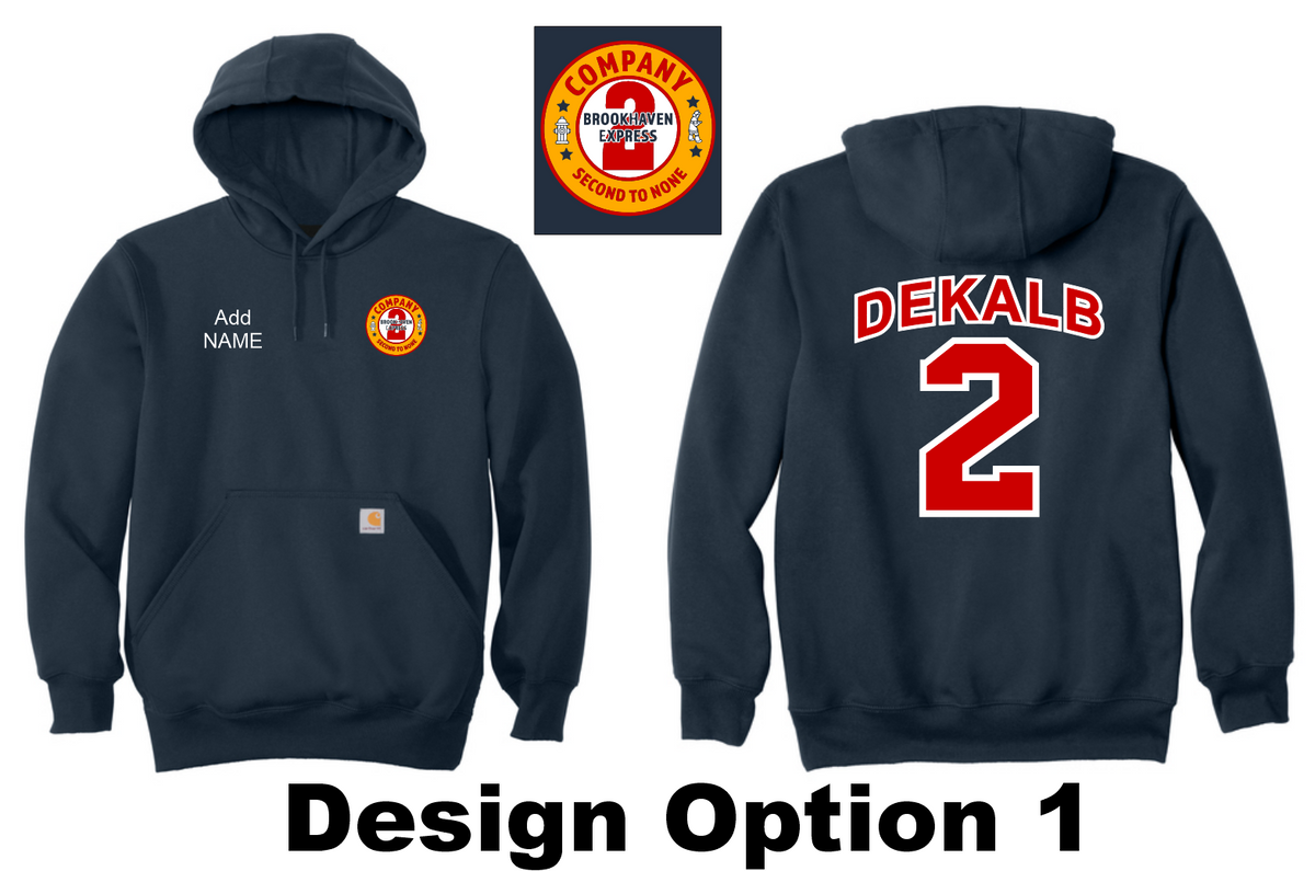 Dekalb Fire 2- Carhartt Rain Defender Heavyweight Hoodie