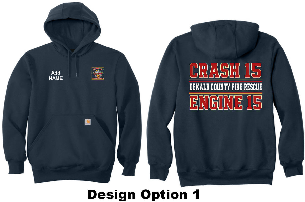 Dekalb Fire 15- Carhartt Rain Defender Heavyweight Hoodie