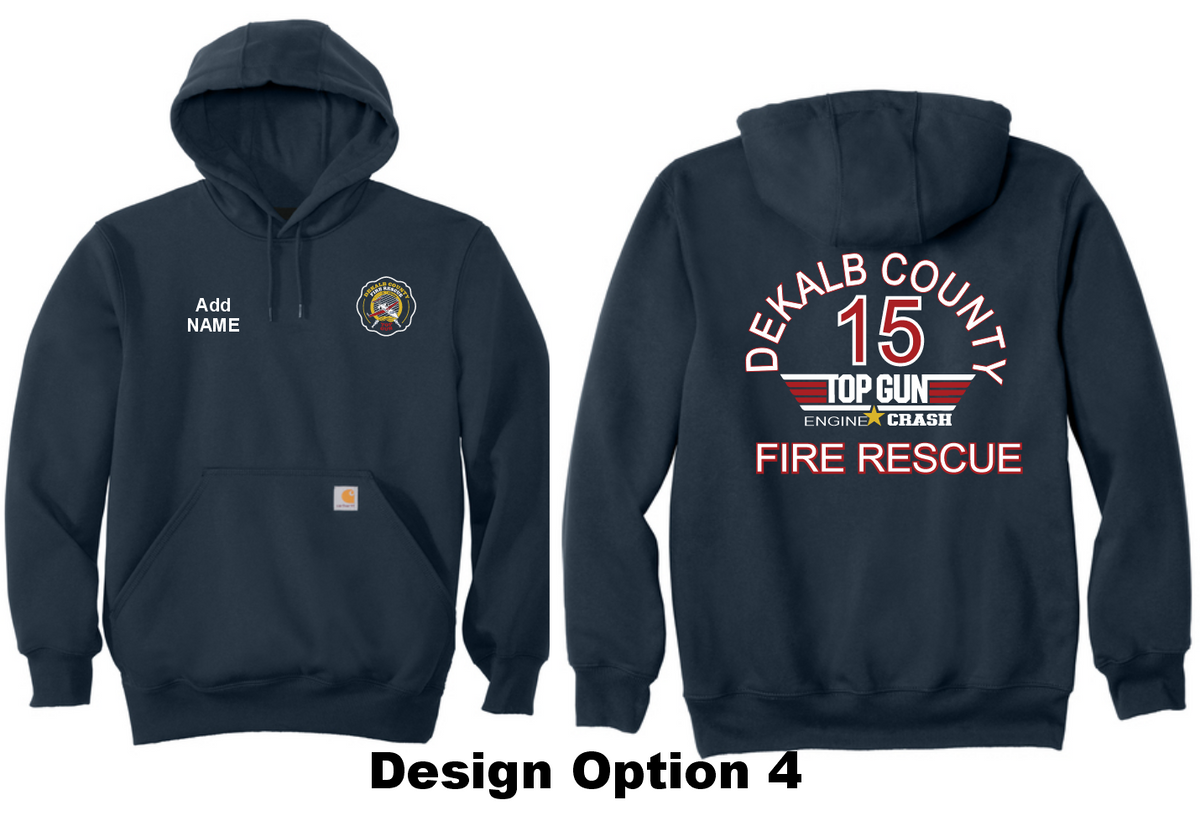 Dekalb Fire 15- Carhartt Rain Defender Heavyweight Hoodie