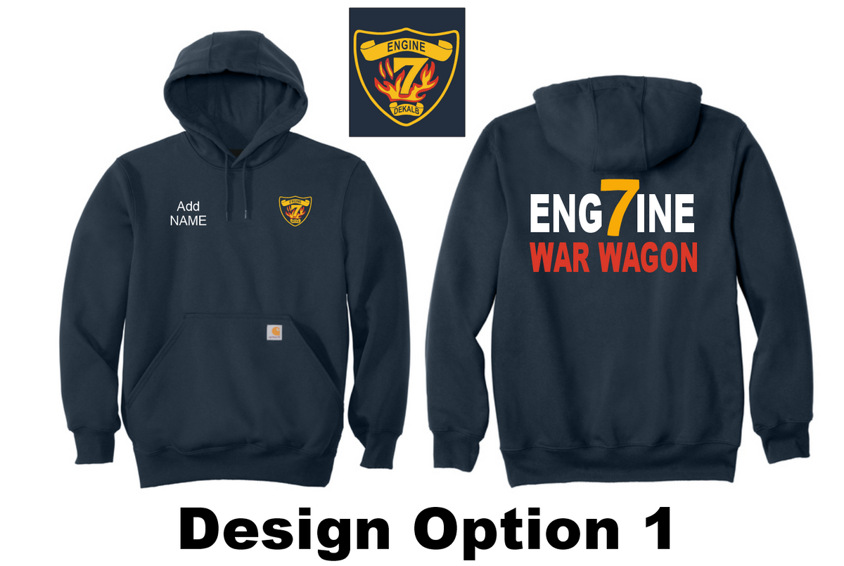 Dekalb Fire 7- Carhartt Rain Defender Heavyweight Hoodie