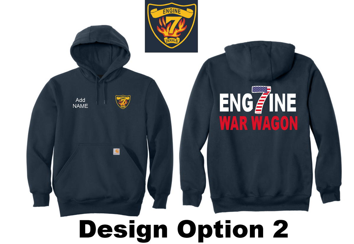 Dekalb Fire 7- Carhartt Rain Defender Heavyweight Hoodie